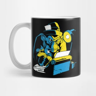 Monkey On A Typewriter Mug